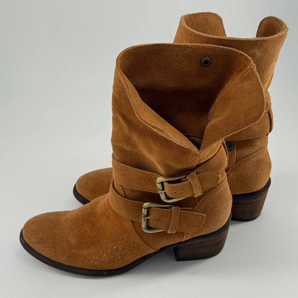 Donald J. Pliner Women's Brown Suede Ankle Boots Size 6.5 - Picture 5 of 10